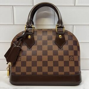 Louis Vuitton Brown Checkered Shoulder Bag
